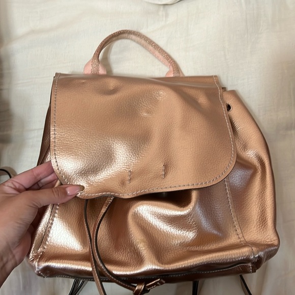 Coach rose gold backpack - Picture 1 of 9